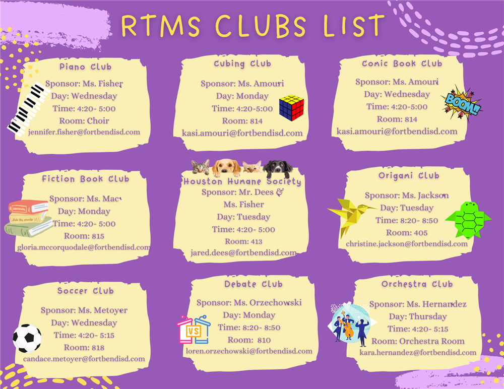 Clubs List 2